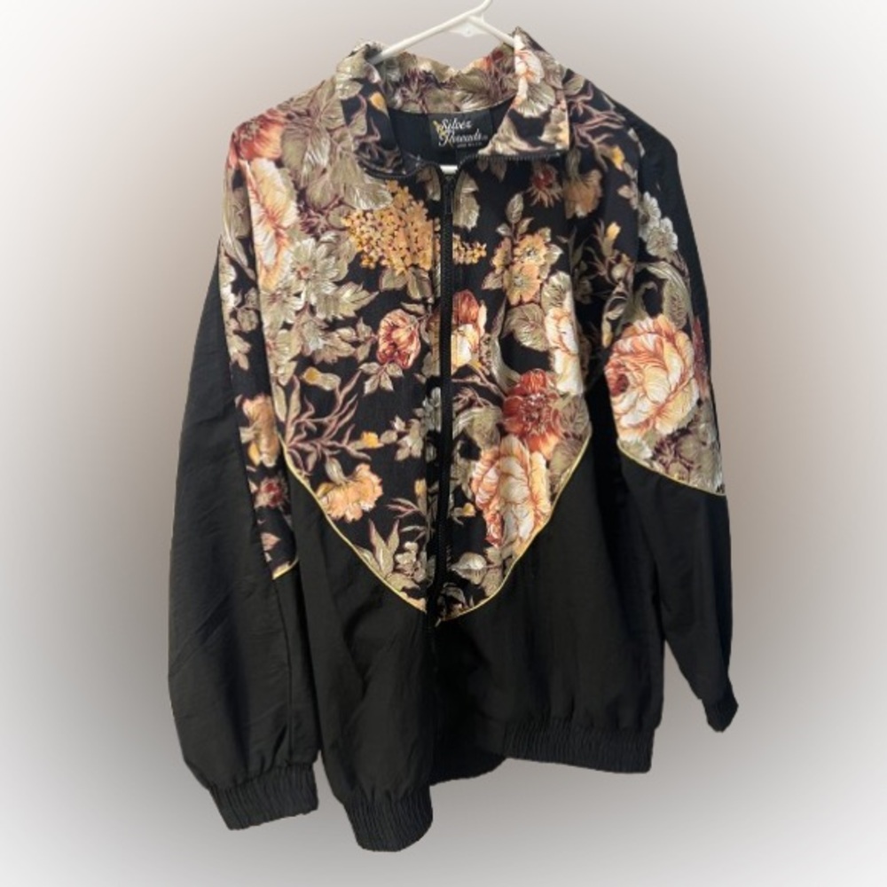 Silver Threads Vintage Windbreaker Jacket